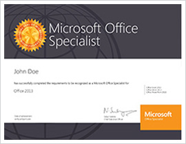 Office Specialist 2013 